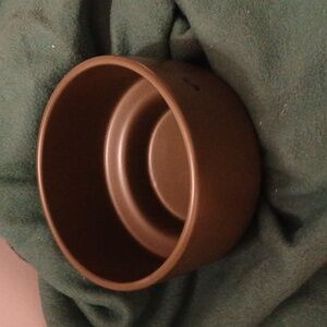Dark green decorative bowl or can be